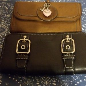 Juicy Couture and  Coach wallets both for $30